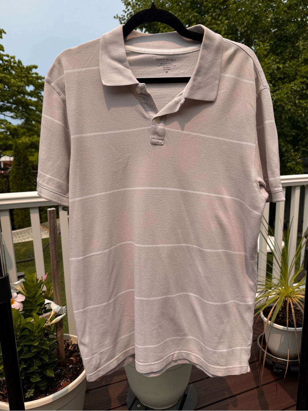 Banana Republic Striped Polo